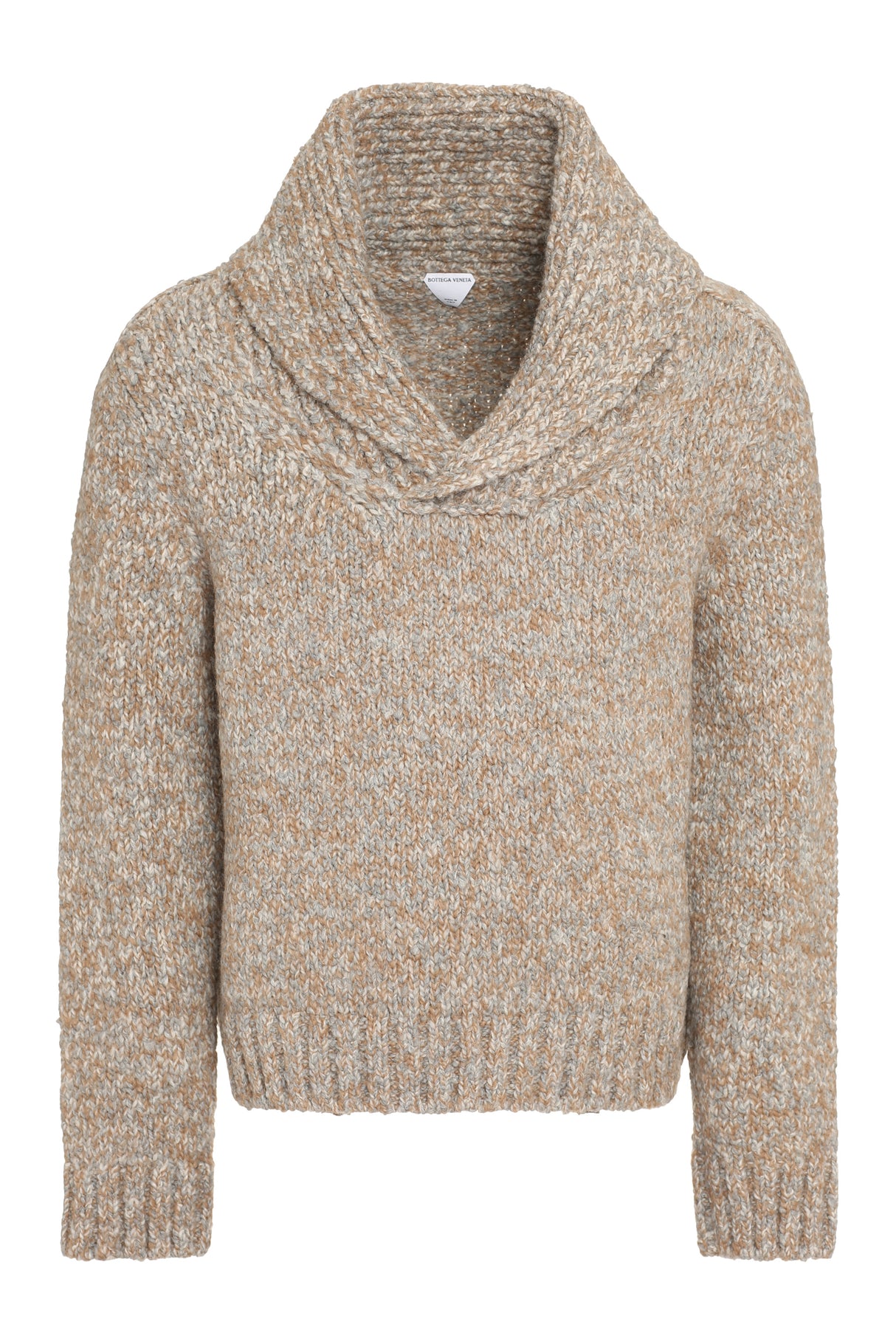 BOTTEGA VENETA Wool Blend Sweater with Ribbed Edges