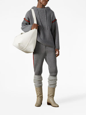 GUCCI Men's 23FW Grey Turtle Neck Sweater - Cozy and Stylish for Fall 2024