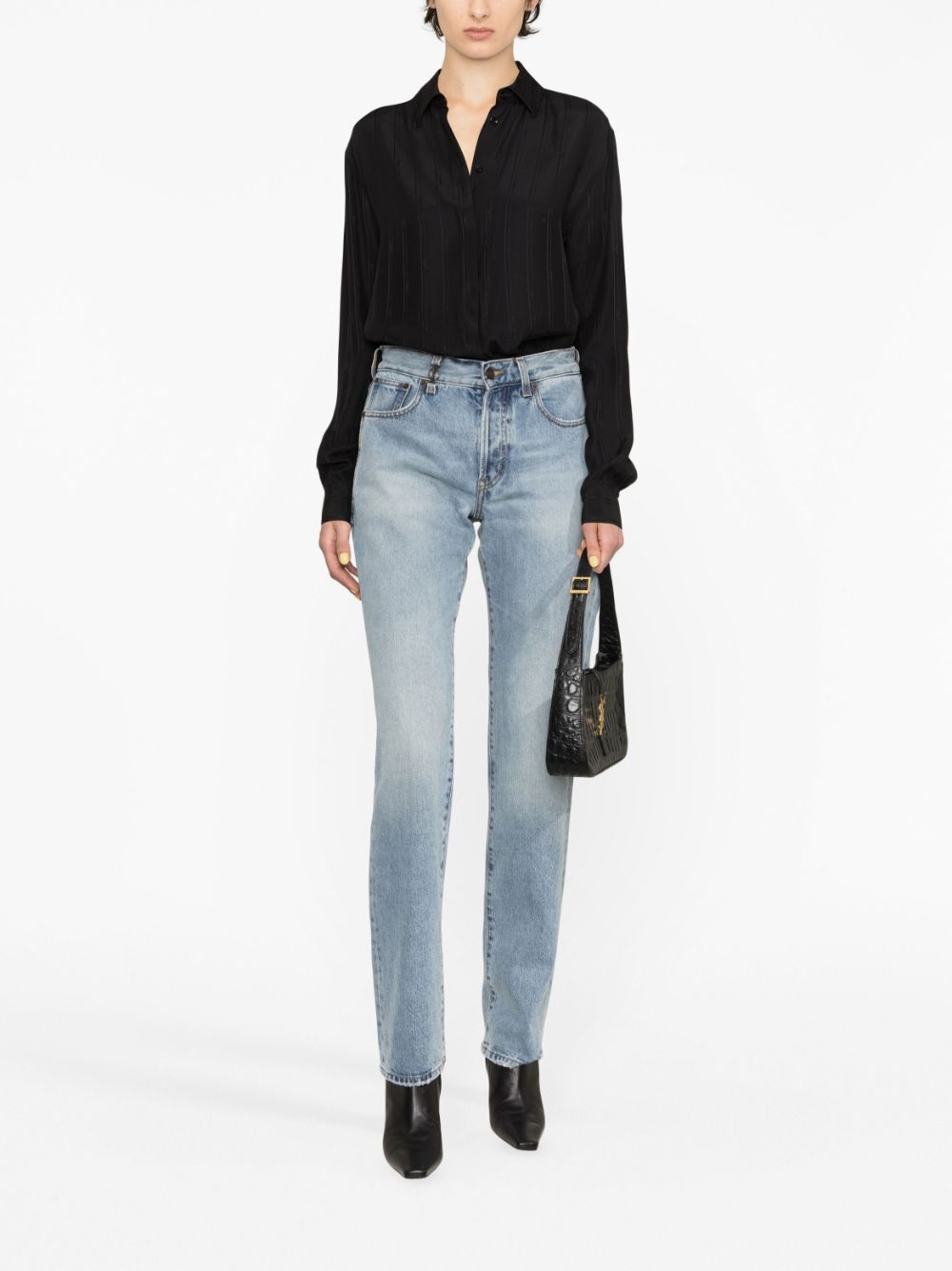 SAINT LAURENT Denim Pants in Hawaiiblue for Women