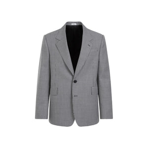 Áo Jacket Đen Nam 100% Lông Cừu FW23 Collection