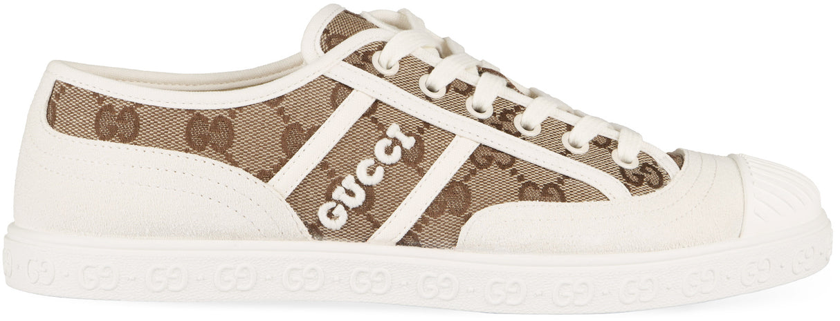 GUCCI GG Fabric Low-Top Sneaker - Tan