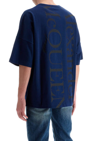 ALEXANDER MCQUEEN Oversized Logo T-Shirt - Large Fit