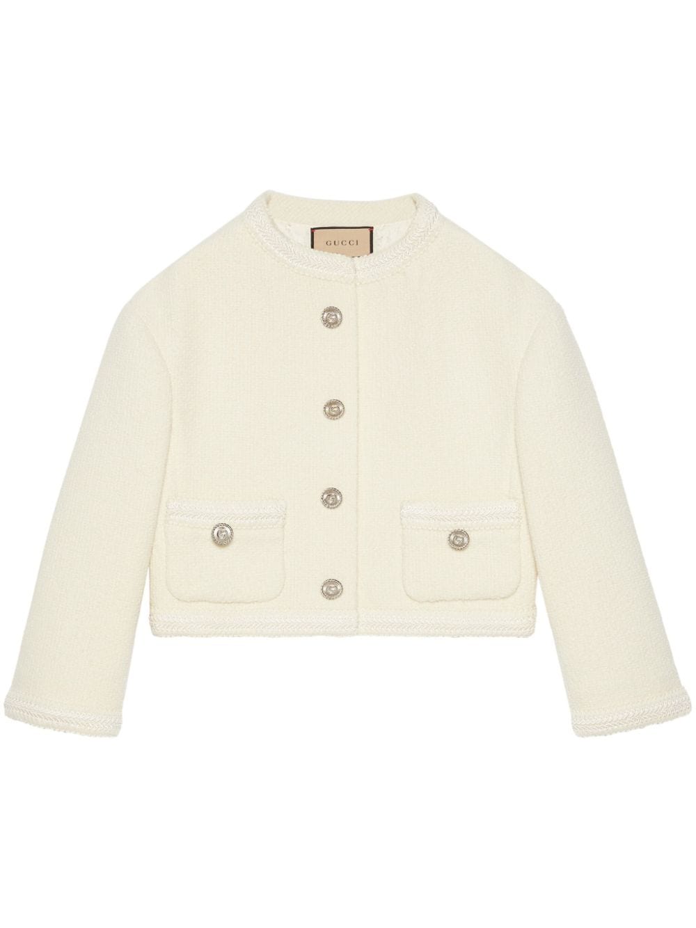 GUCCI Stylish 24SS White Women's Outer Jacket