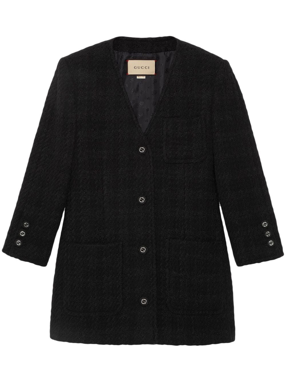 2024 Black Outer for Women: 24SS Fashion Jacket from GUCCI