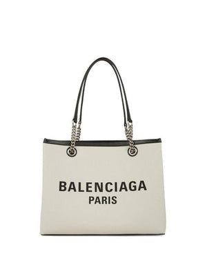 BALENCIAGA Organic Cotton Canvas Tote Bag for FW24