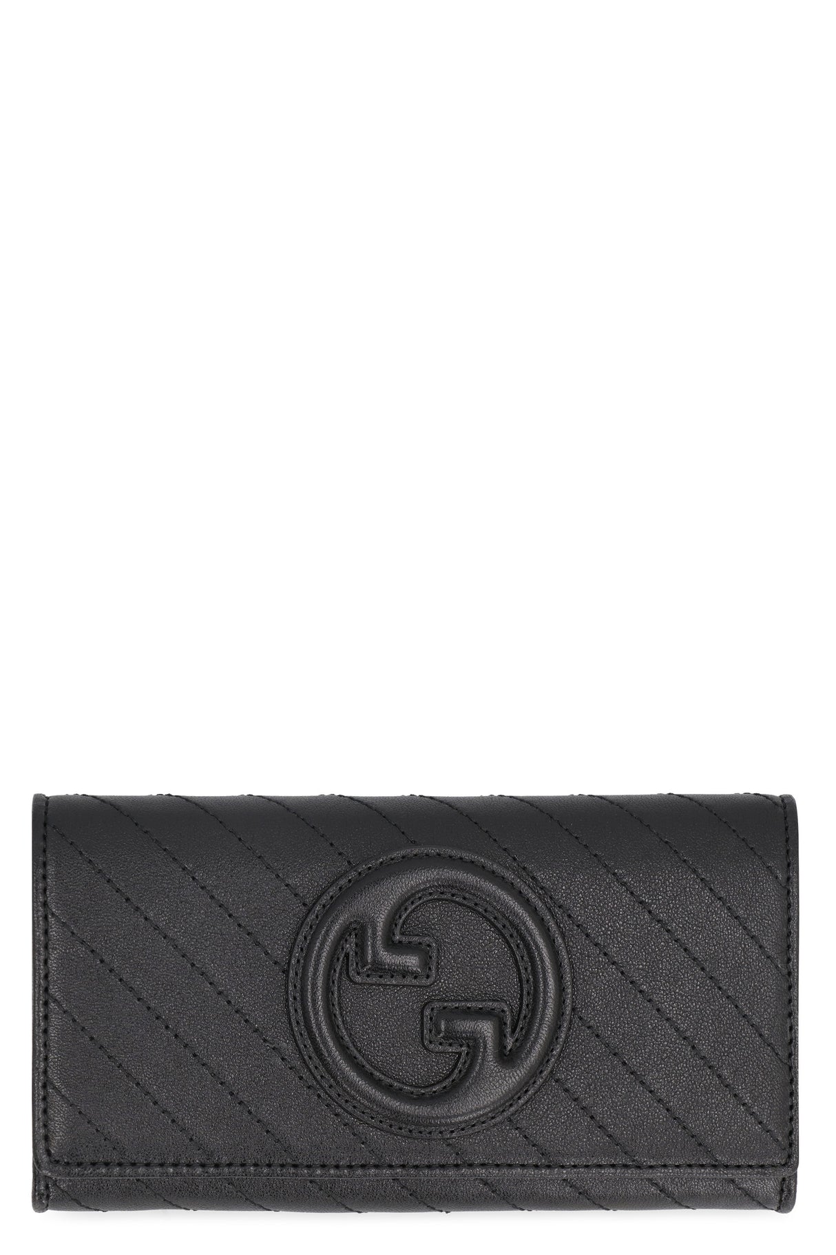 GUCCI Stylish and Functional Black Leather Continental Wallet for Women