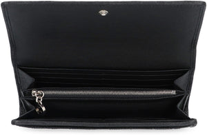 GUCCI Black Continental Wallet for Women | FW23 Collection