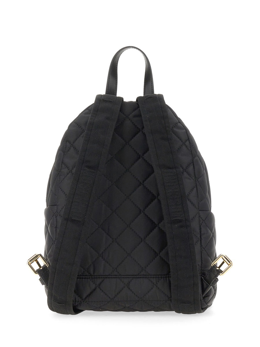 MOSCHINO COUTURE Quilted Nylon Mini Backpack