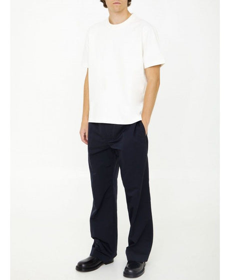 BOTTEGA VENETA Blue Technical Fabric Pants for Men - FW23 Collection
