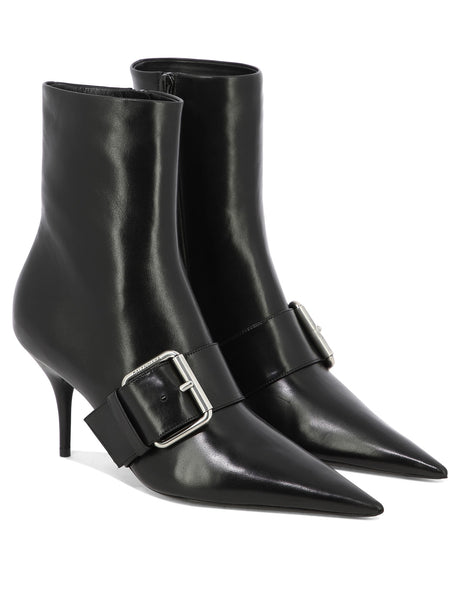 BALENCIAGA Black 24SS Women's Boots for a Bold and Edgy Look