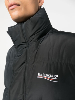 BALENCIAGA On-Trend Men's Padded Gilet with Logo Print - SS24