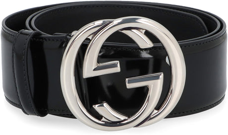 GUCCI GG Buckle Leather Belt - 4.5 cm Height