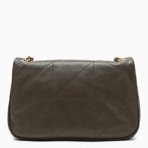 SAINT LAURENT Green Quilted Leather Shoulder Bag - SS24