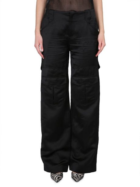 TOM FORD Women's Cargo Pants with Concealed Zipper Closure