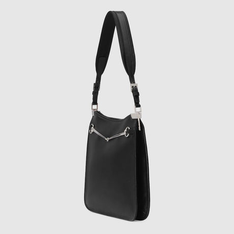 GUCCI Black Nappa Leather Shoulder & Crossbody Bag for Women | FW23 Collection