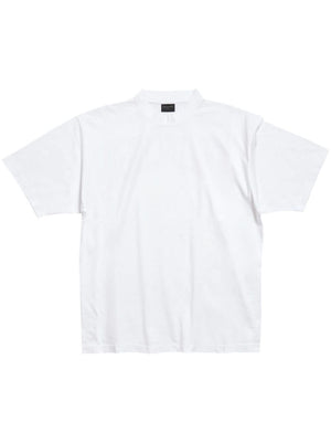 BALENCIAGA Effortless Sophistication: Men's SS24 Cotton Logo T-Shirt