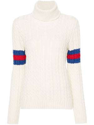 GUCCI Chunky Cable Knit Pullover Sweater for Women