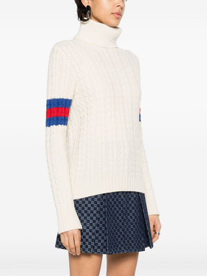 GUCCI Chunky Cable Knit Pullover Sweater for Women