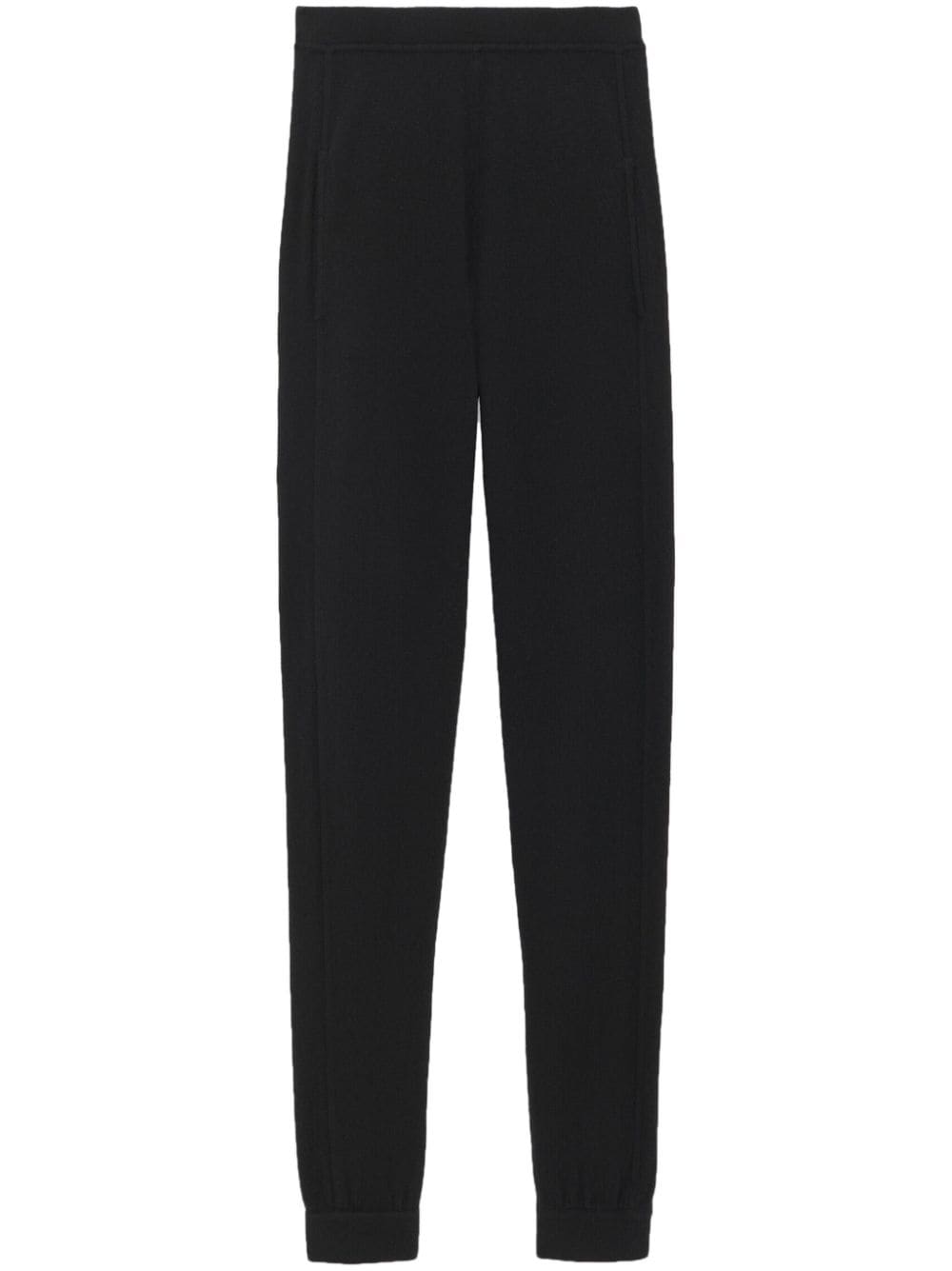 SAINT LAURENT Luxurious Black Cashmere Leggings for Women