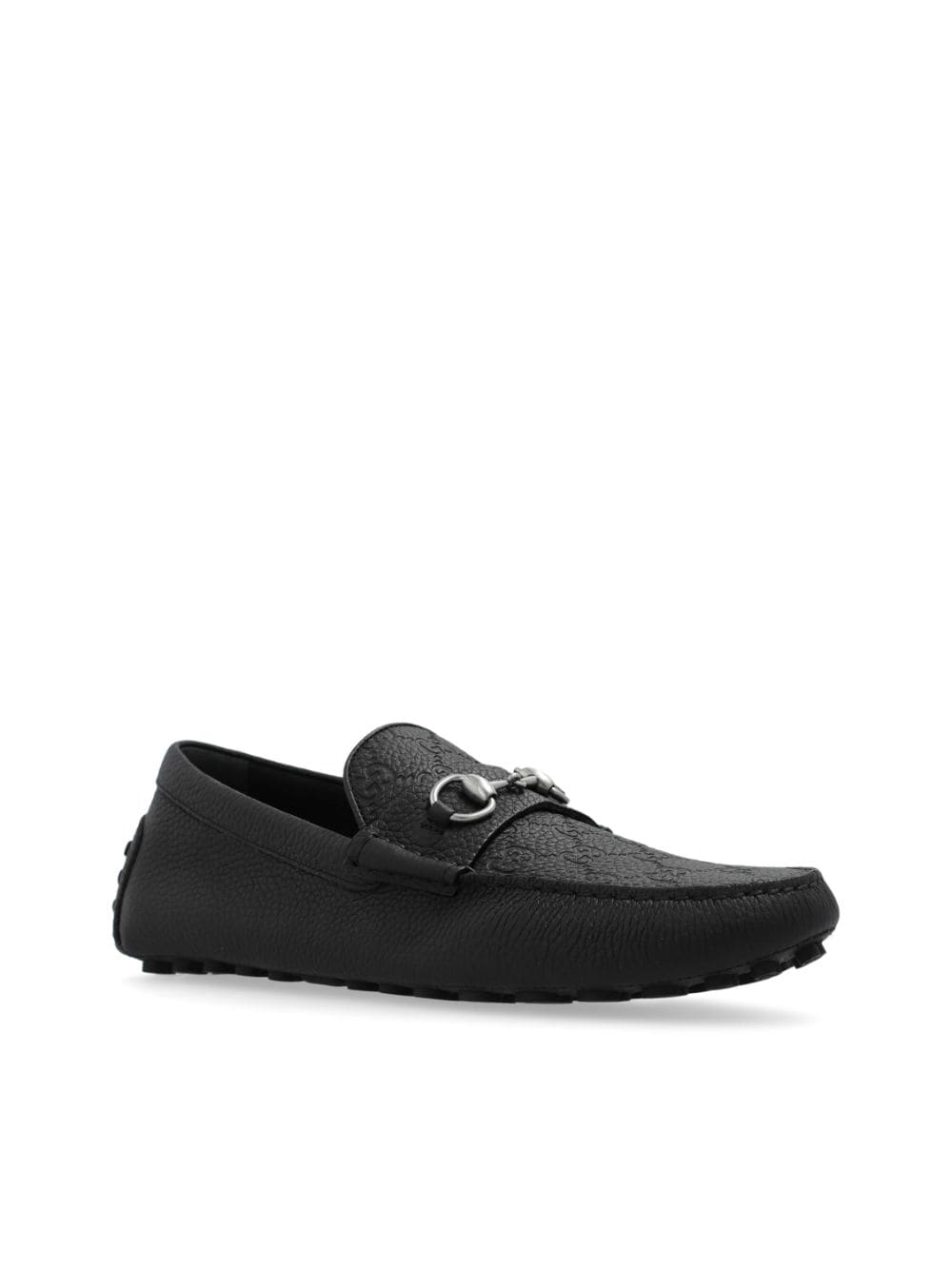 GUCCI Elegant Leather Driver Moccasins