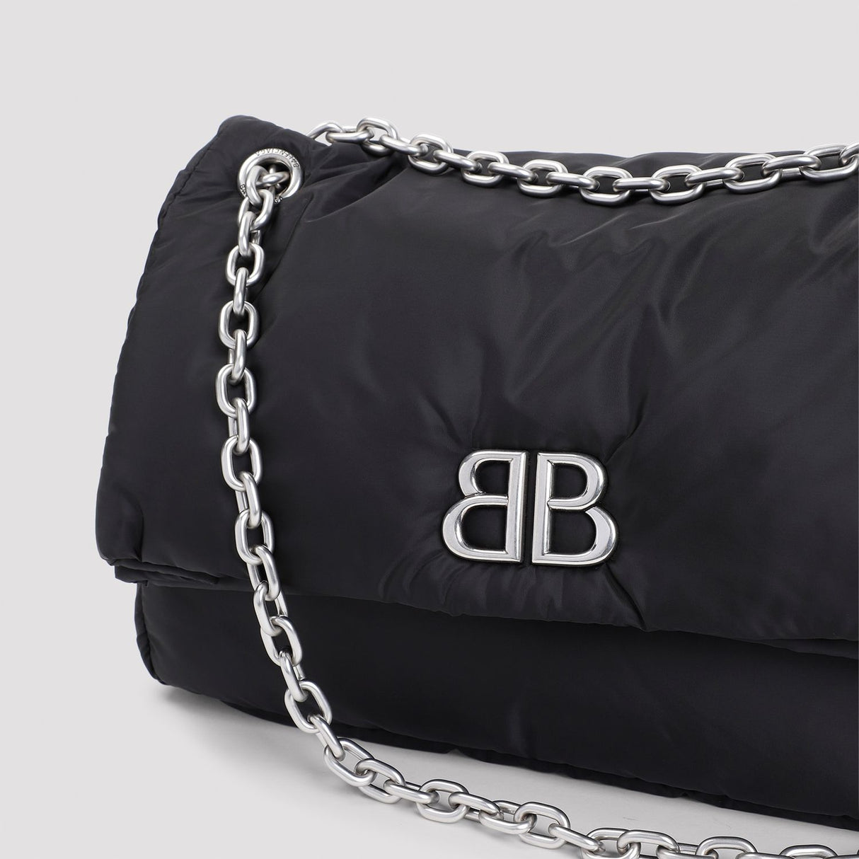 BALENCIAGA Mini Padded Logo Handbag