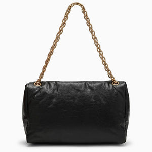 BALENCIAGA Monaco Chain Medium Handbag with Flap Closure