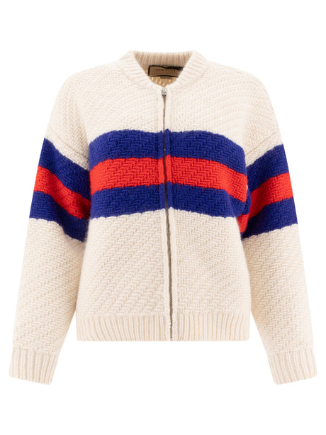 GUCCI Women’s Zip Closure Knit Cardigan