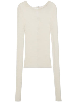 GUCCI Ivory Ultra-Fine Wool Jumper for Women - FW23