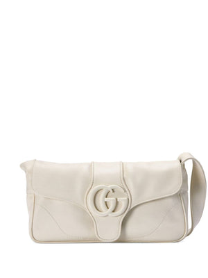 GUCCI White Leather Shoulder Handbag - Luxurious and Stylish for Women