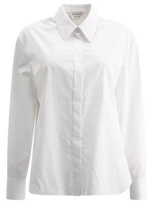 ALEXANDER MCQUEEN Classic White Cotton Shirt