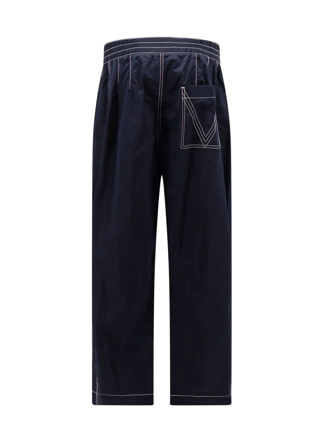 BOTTEGA VENETA Blue Straight-Leg Pants for Men in SS24 Collection