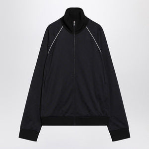 GUCCI Slim Fit High Collar Sweatshirt with GG Jacquard Pattern