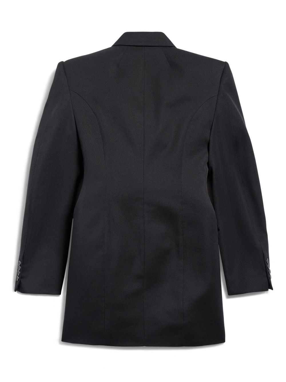 BALENCIAGA 2024 Fashion: Sleek Black Outer Jacket for Women