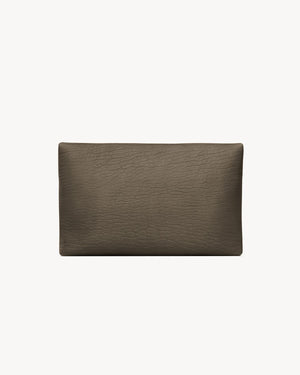 SAINT LAURENT Luxury Lambskin Envelope Pouch Handbag