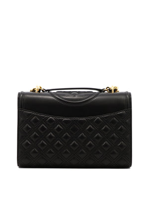 TORY BURCH Classic Black Convertible Crossbody Handbag for Women