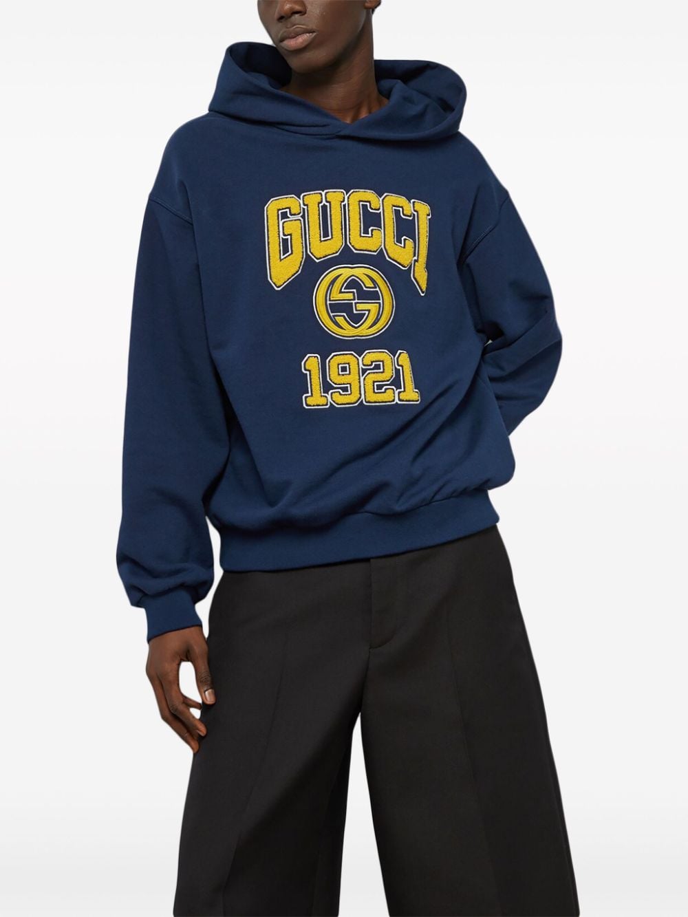 GUCCI Men's 24SS Blue Turtle Neck Sweater