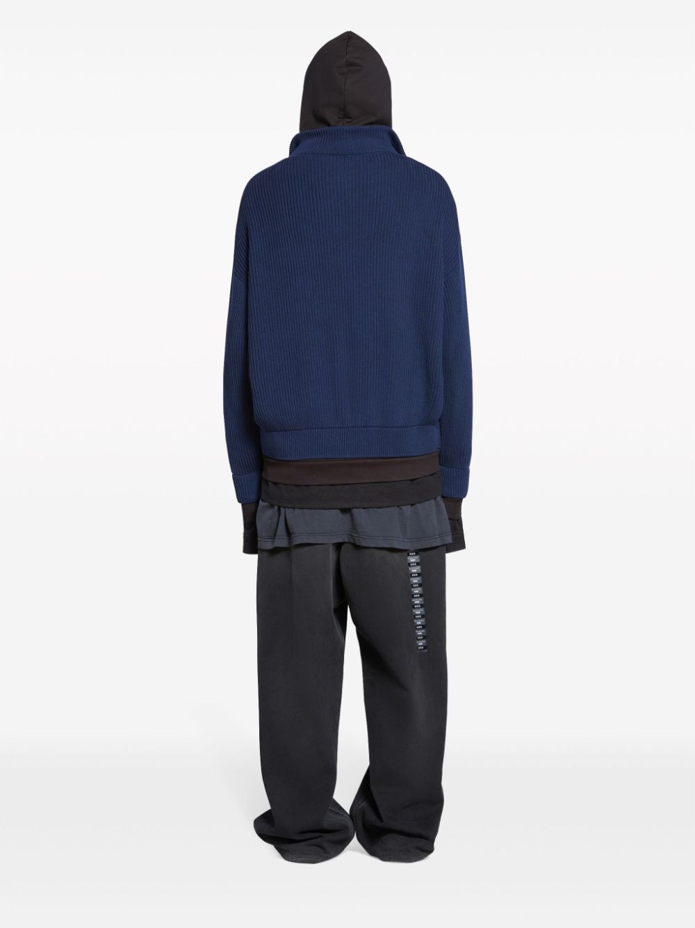 BALENCIAGA Men's Blue Sweater for the 2024 Season