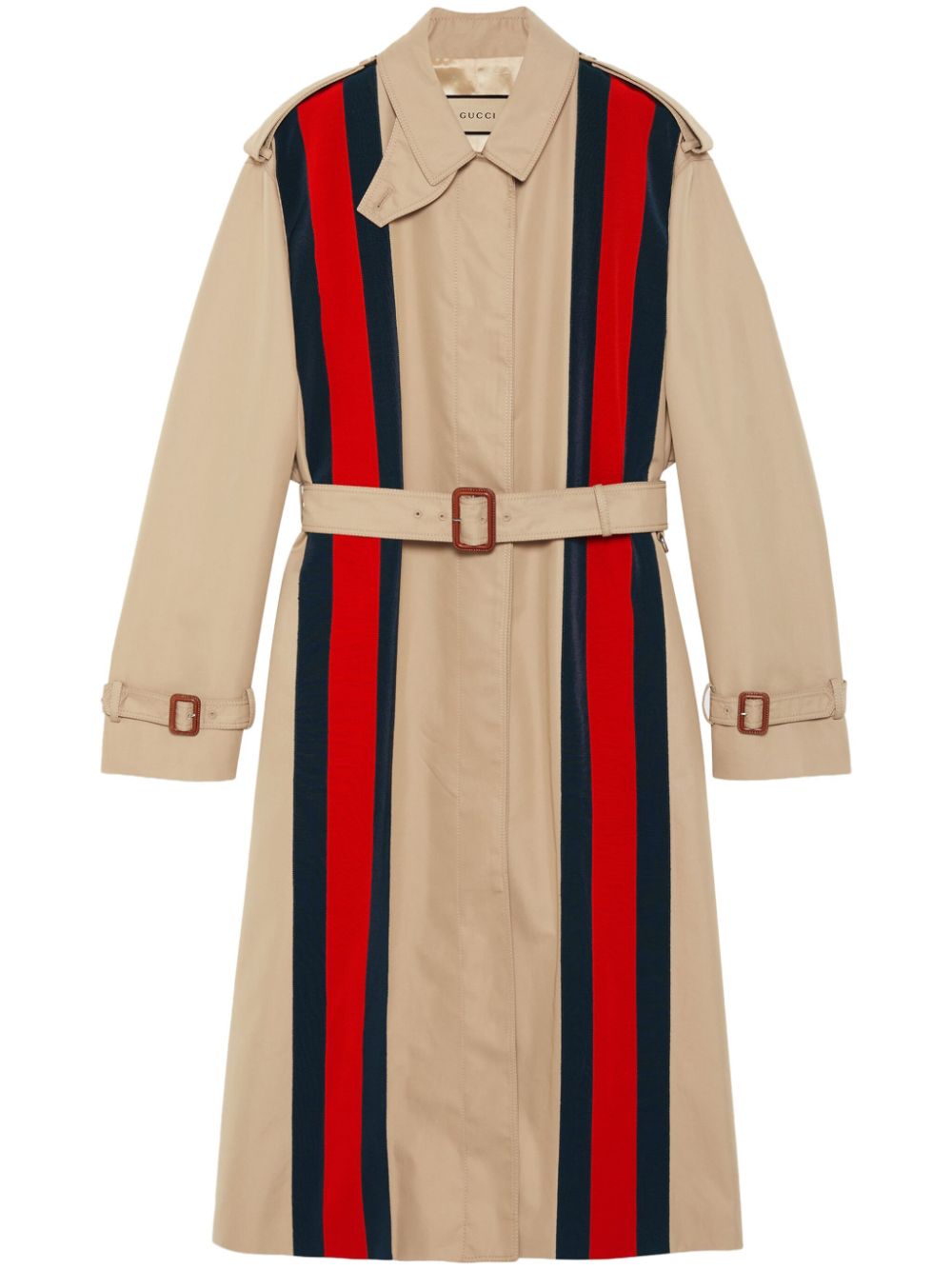 GUCCI Brown 2024 Trench Coat for Women - 24SS Collection