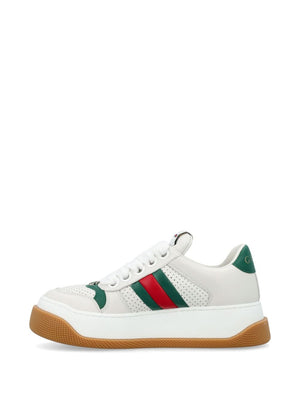 GUCCI Classic White Leather Fashion Sneakers