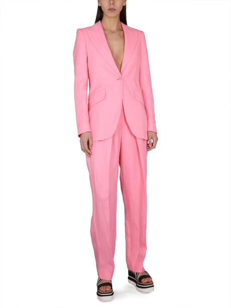 STELLA McCARTNEY Single-Breasted Blazer with Notched Lapels