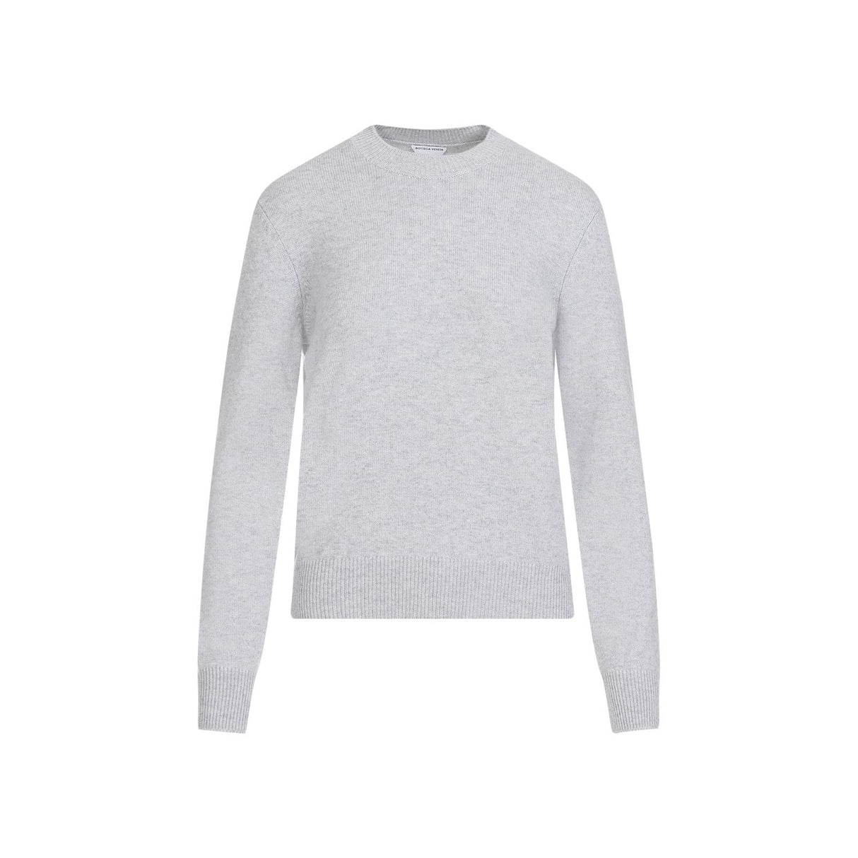 BOTTEGA VENETA Luxurious Grey Cashmere Pullover for Women - SS24 Collection