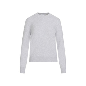 BOTTEGA VENETA Luxurious Grey Cashmere Pullover for Women - SS24 Collection