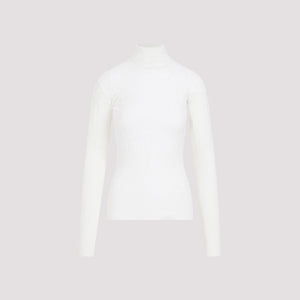 BOTTEGA VENETA White Cotton Top for Women - SS24 Knitwear