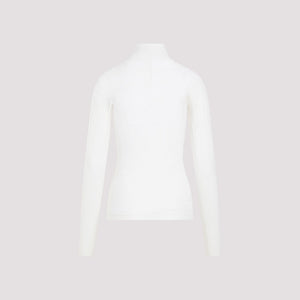 BOTTEGA VENETA White Cotton Top for Women - SS24 Knitwear