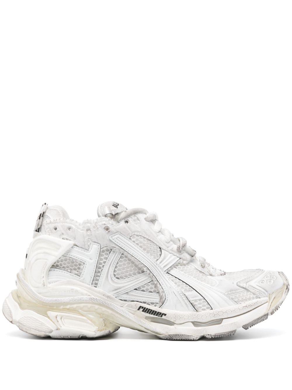 BALENCIAGA White Mesh Sneakers for SS24