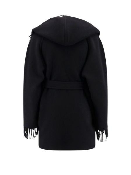 BALENCIAGA Fringe Jacket for Women in Black