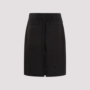 SAINT LAURENT Elegant Black Mini Skirt