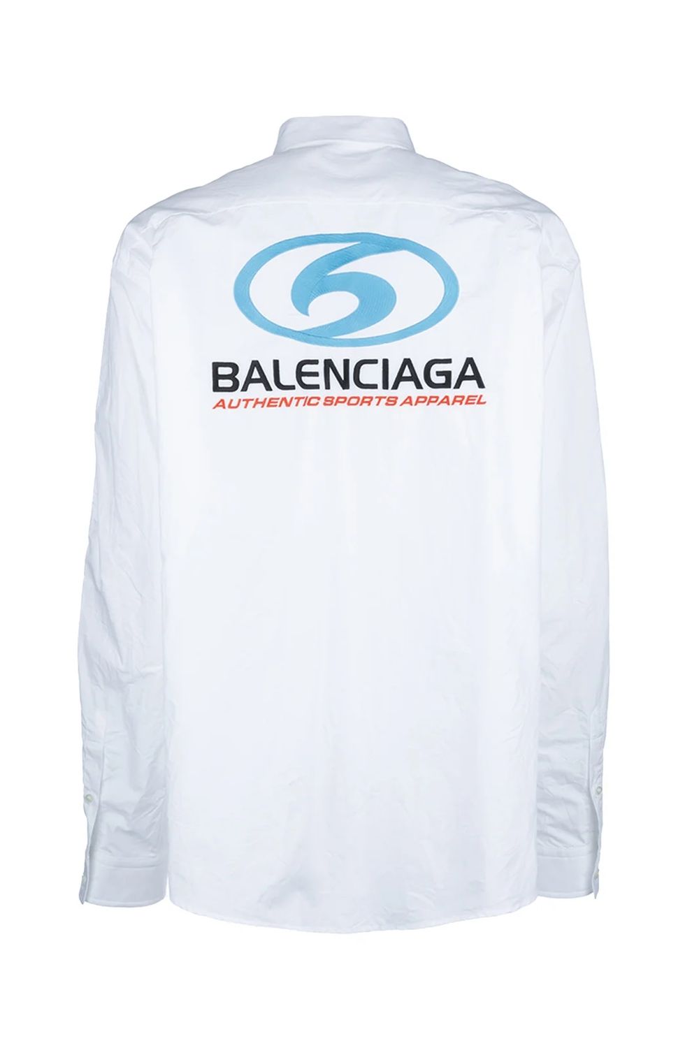 BALENCIAGA Mens White Cotton Poplin Shirt - SS24