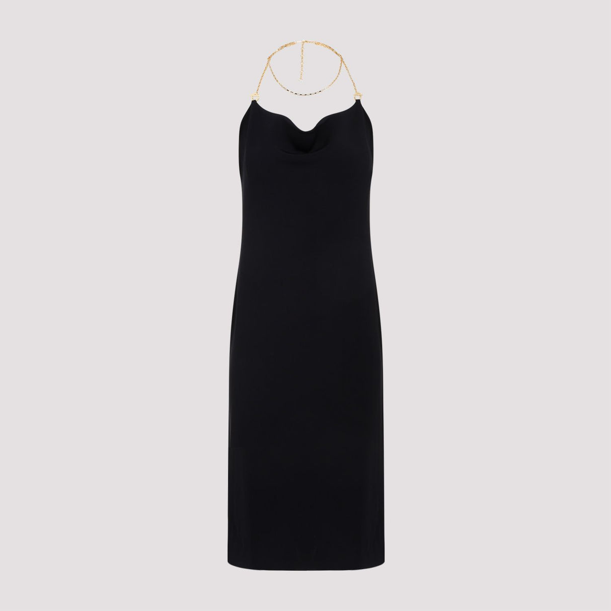 BOTTEGA VENETA Black Viscose Dress for Women - SS24 Collection