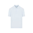 BOTTEGA VENETA Blue Short Sleeved Polo Shirt for Men - SS24 Collection